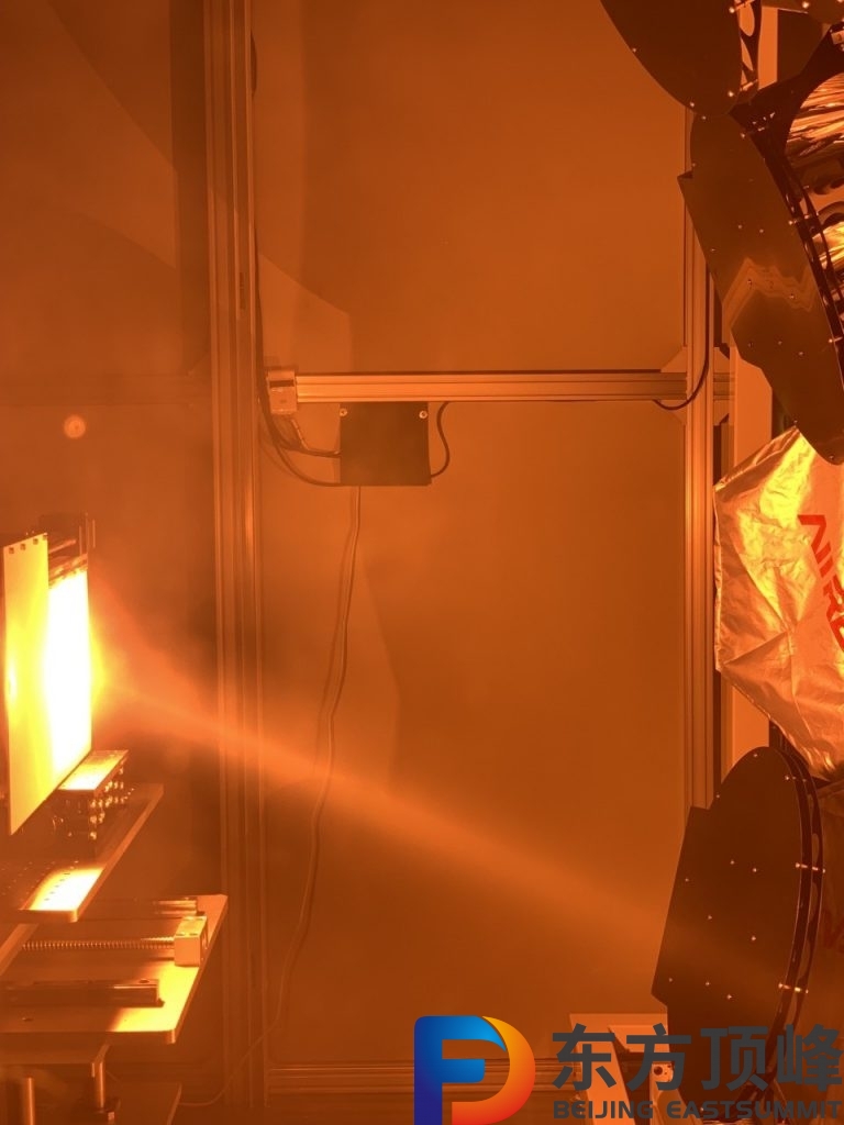 中科院某所太陽能模擬器光斑輻射強(qiáng)度測(cè)量